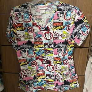Marvel Scrubs Top